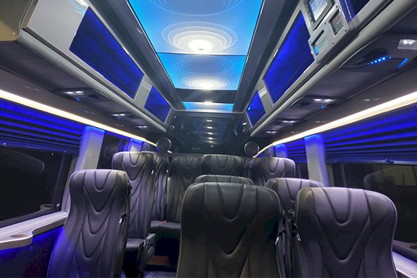 Mercedes Sprinter Passenger Van interior